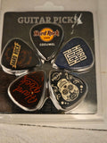 5 NEW Hard Rock Cafe HRC Logo Medium Guitar Picks