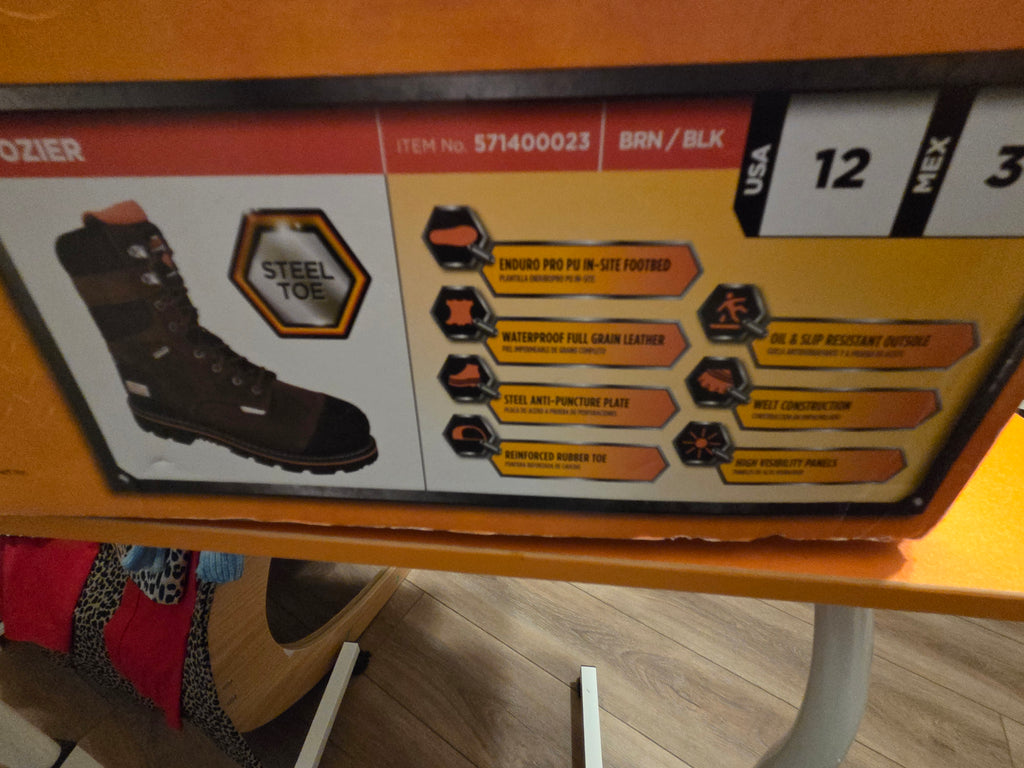 Herman Survivors Steel Toe Work Boots – Size 12, New in Box