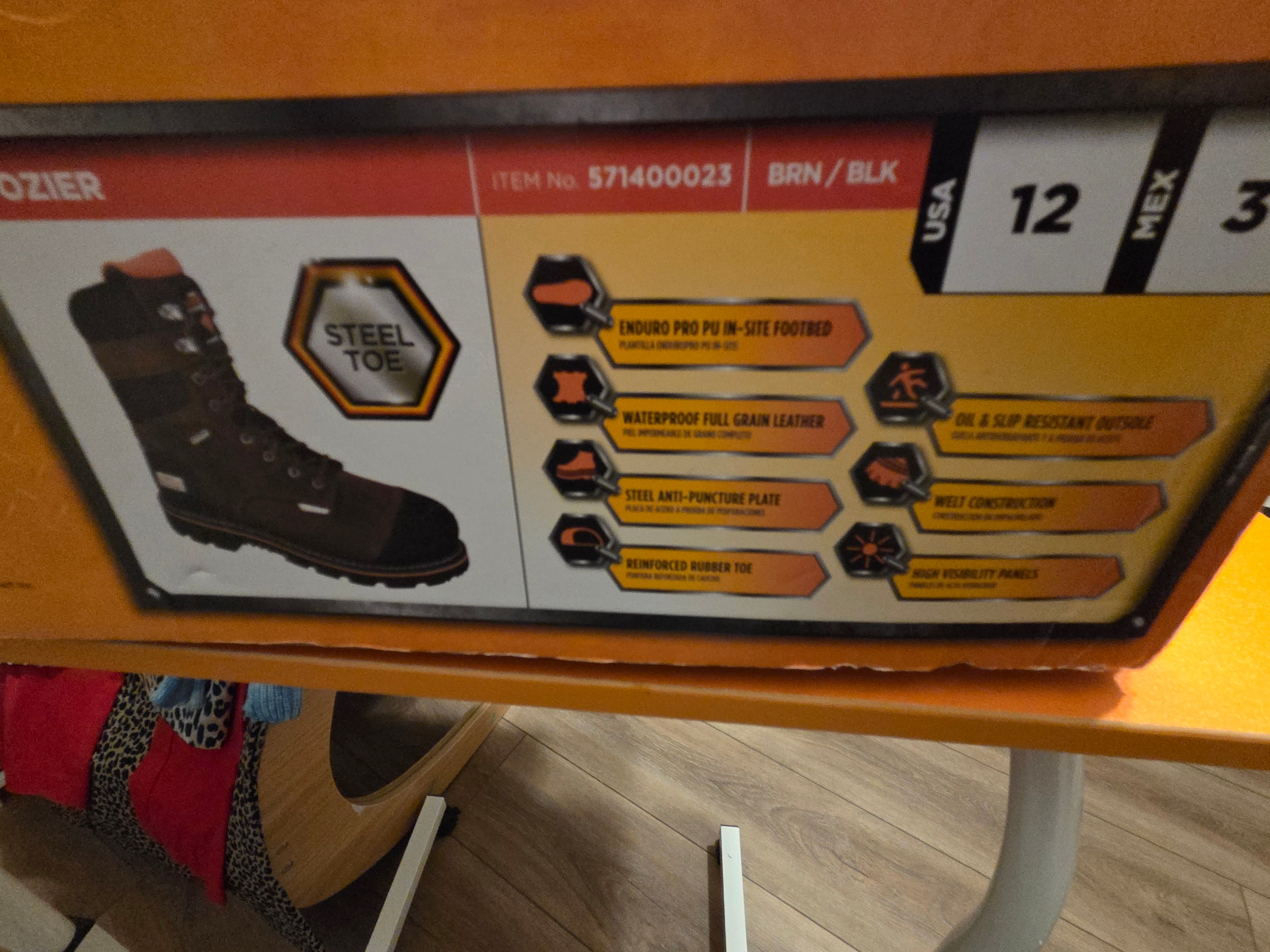 Herman Survivors Steel Toe Work Boots – Size 12, New in Box