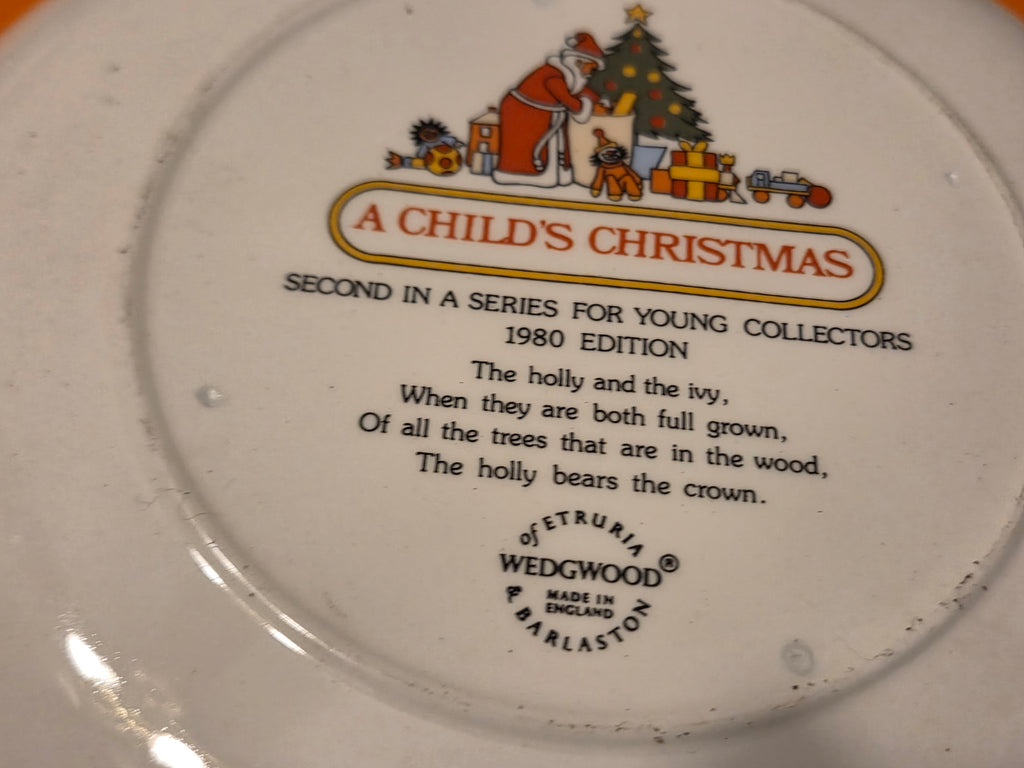 Wedgwood "A Child's Christmas" Collector Plates 1979–1984 – Made in England