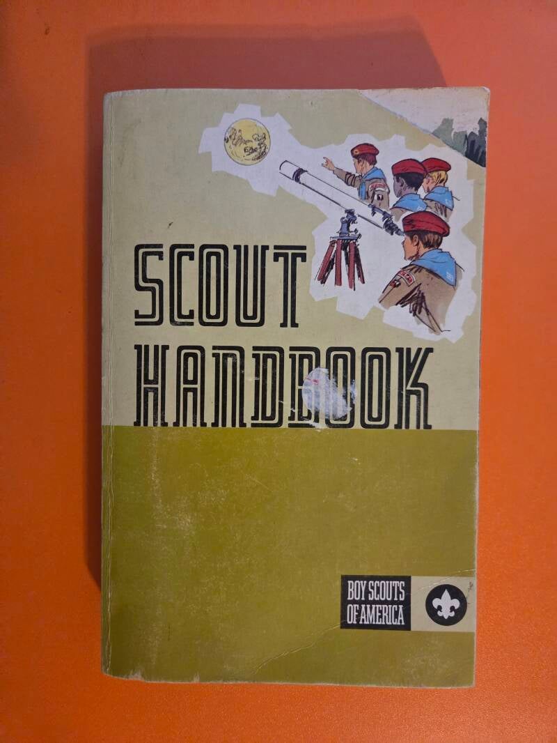 BSA Scout Handbook — 8th Edition, First Printing (1972)