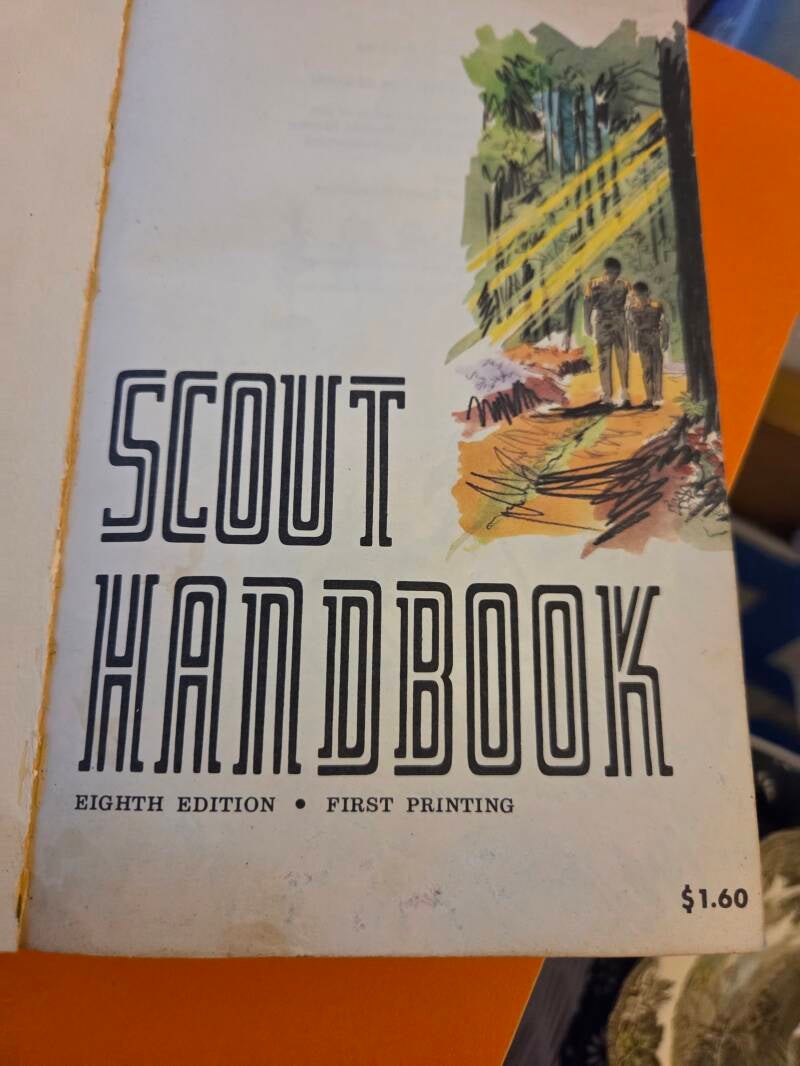BSA Scout Handbook — 8th Edition, First Printing (1972)