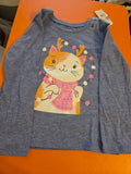 Toddler Girls Long Sleeve Graphic T-Shirt Sz 3T
