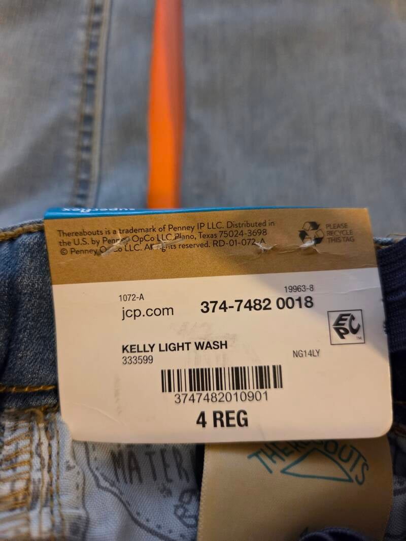 Thereabouts Girls' Jeggings — Stretch Skinny Jeans (Size 4R)
