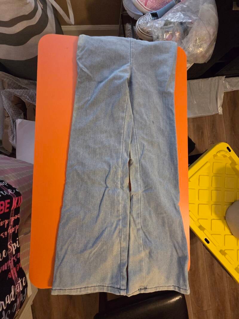 Wide Leg Paper-Bag Jeans  Size 5T