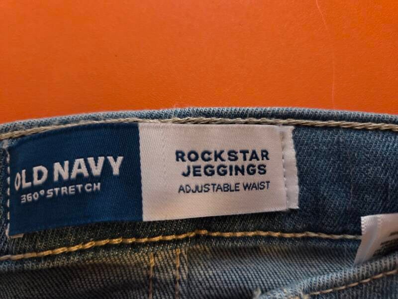 NWT OLD NAVY Rockstar Super Skinny High Rise Lite Blue Denim Jeans Size 4T