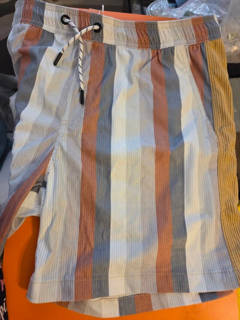 Men's Casual Drawstring Shorts Elastic Waist Summer Shorts With Pocket Sz XL, NWT