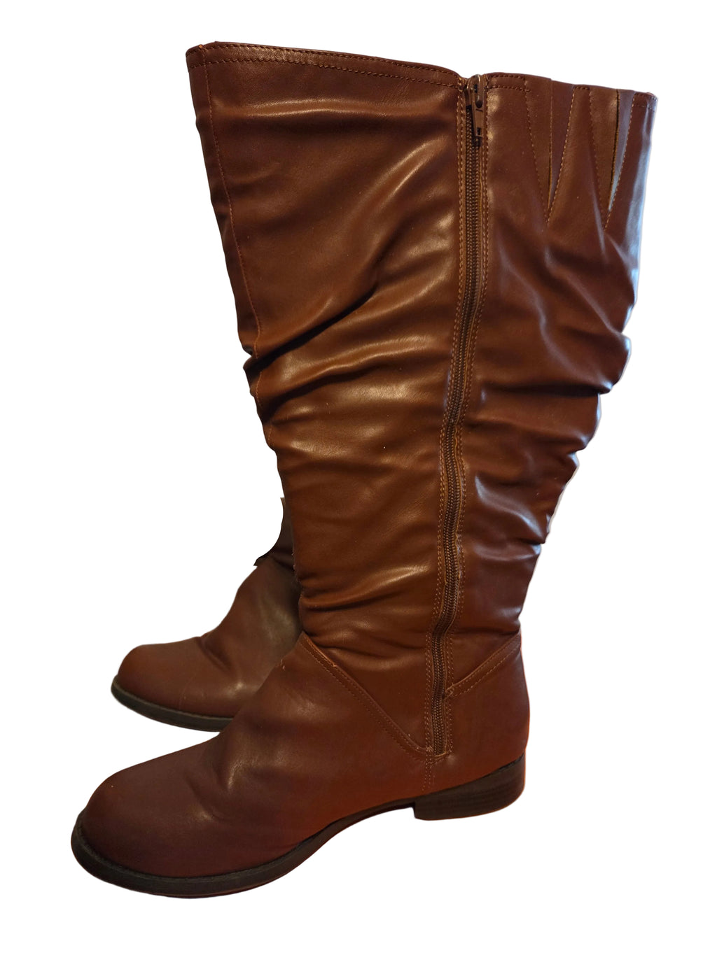 Women's Preppy Slouchy Knee High Tall Boots – Size 8.5