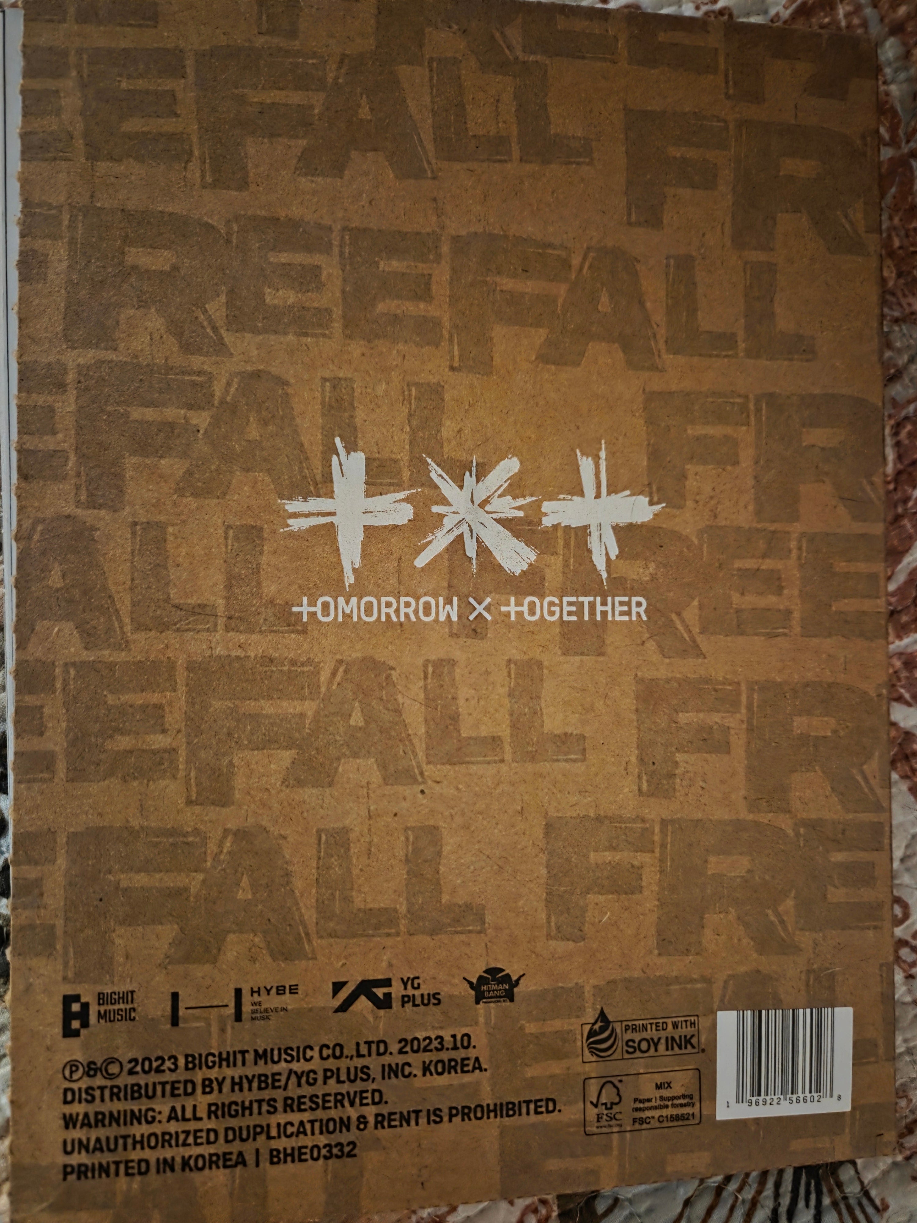 NEW *TXT 3rd Album THE NAME CHAPTER: FREEFALL  (Clarity Version)CD+Book+Card+Poster+Sticker+Gift