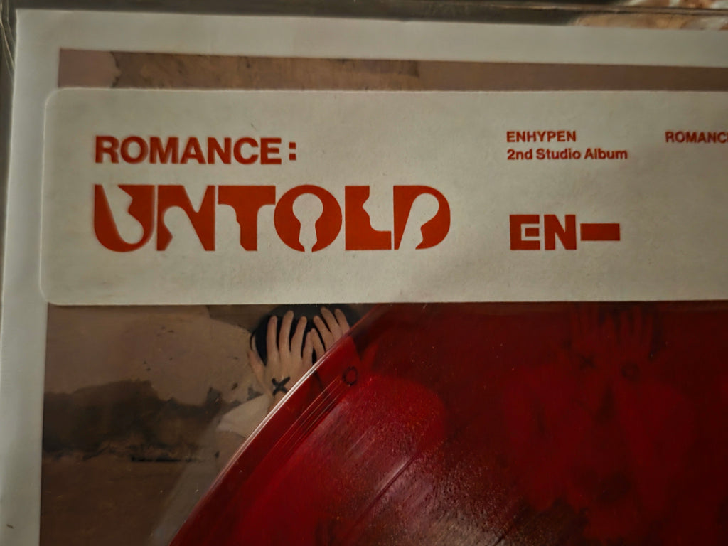 New ENHYPEN Romance: Untold LP  Exclusive Limited Edition Red Vinyl K-Pop 2024