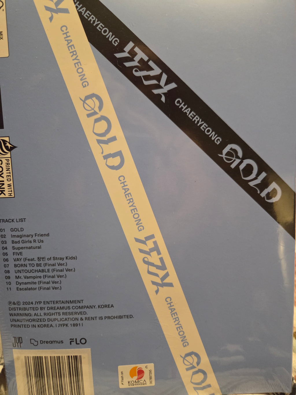 ITZY – GOLD Digipack CD | Chaeryoung Version | Sealed