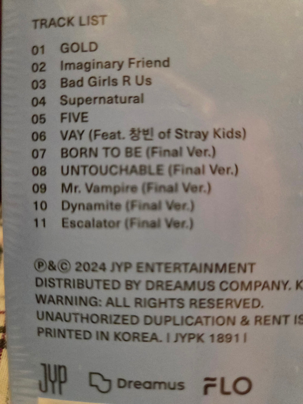 ITZY – GOLD Digipack CD | Chaeryoung Version | Sealed