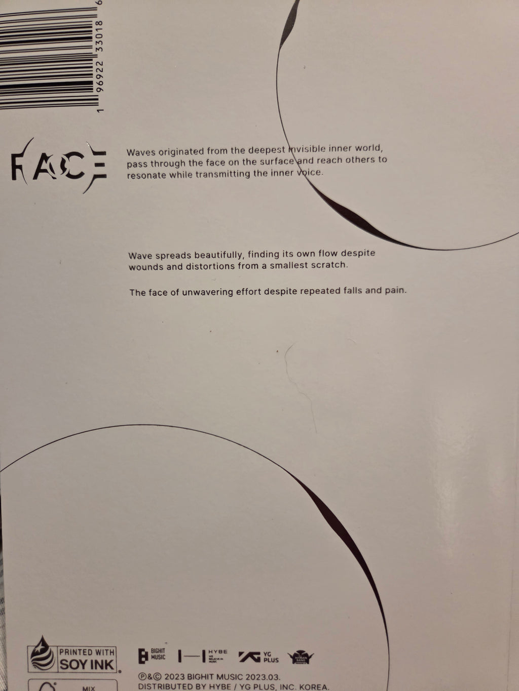 Jimin (BTS) – FACE | 1st Solo Debut Album CD | New