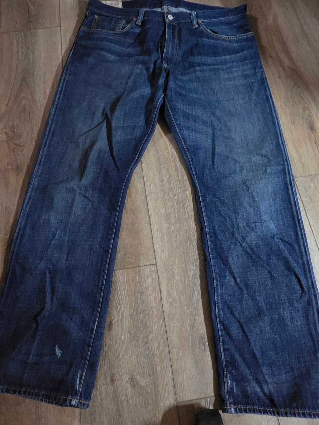 Polo Ralph Lauren Men's Classic Straight Leg Blue Jeans — 36x30
