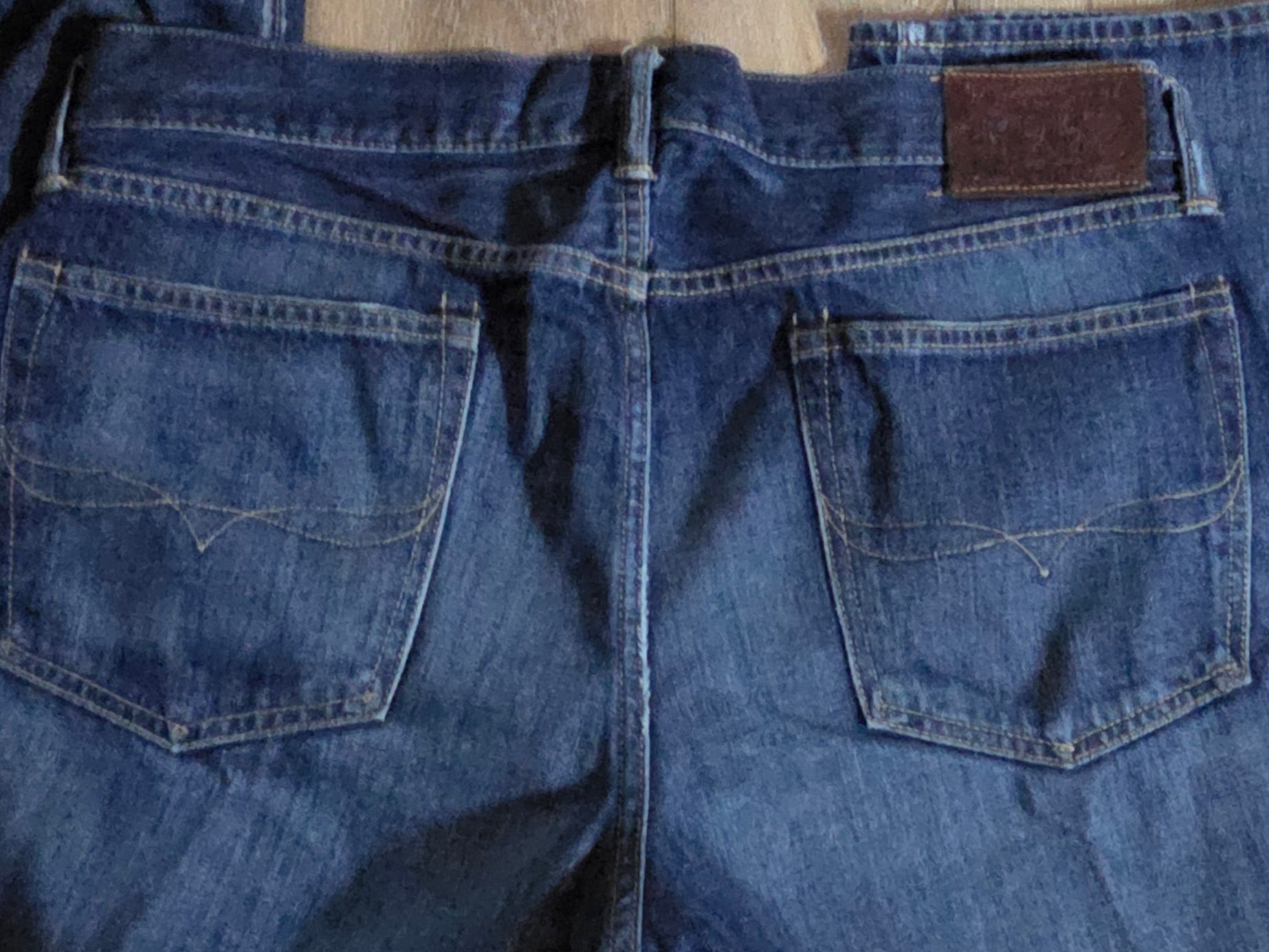 Polo Ralph Lauren Men's Classic Straight Leg Blue Jeans — 36x30