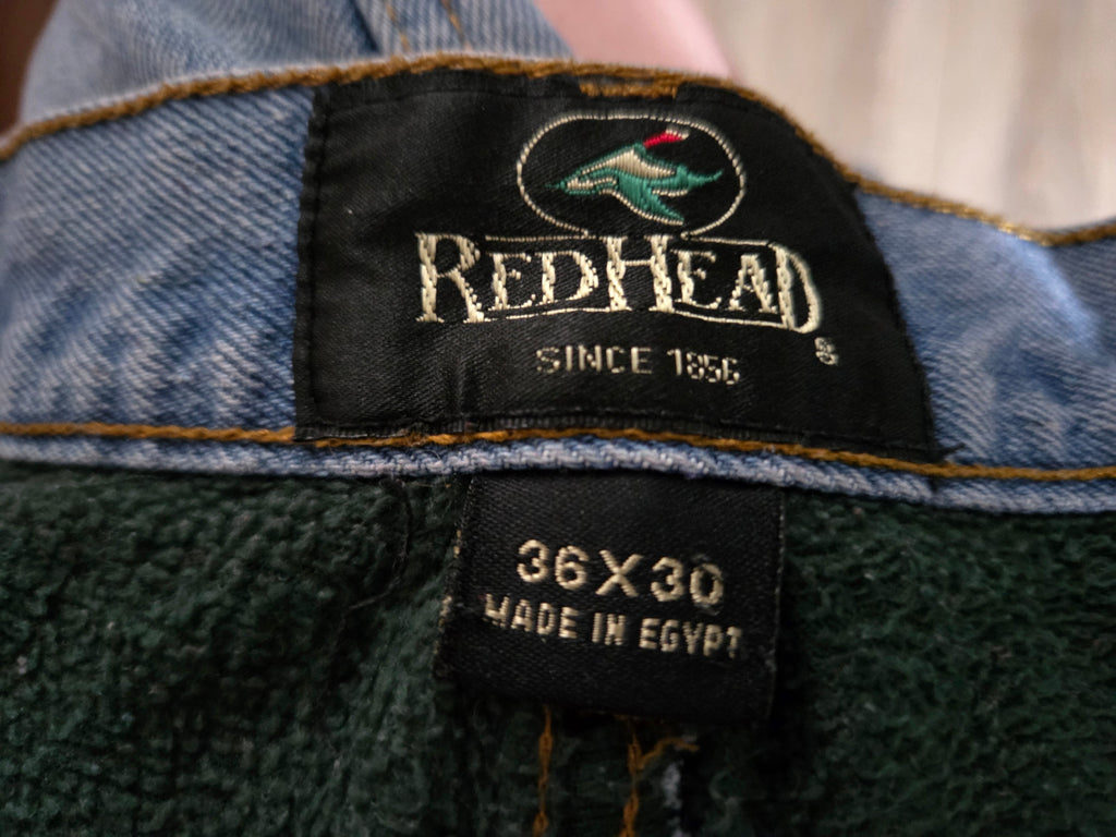 Vintage Redhead Lined Jeans — 36x30