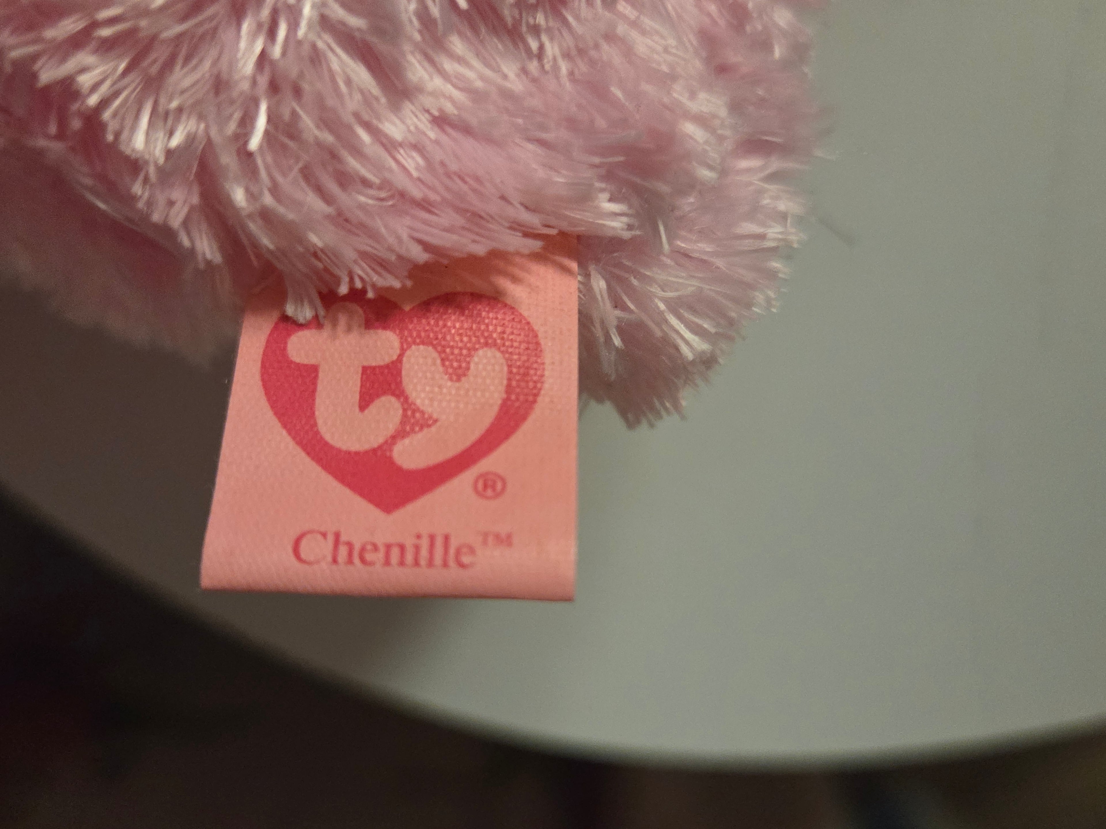 Ty Beanie Baby "Chenille" the Pink Chick (5 inch) – Retired 2004