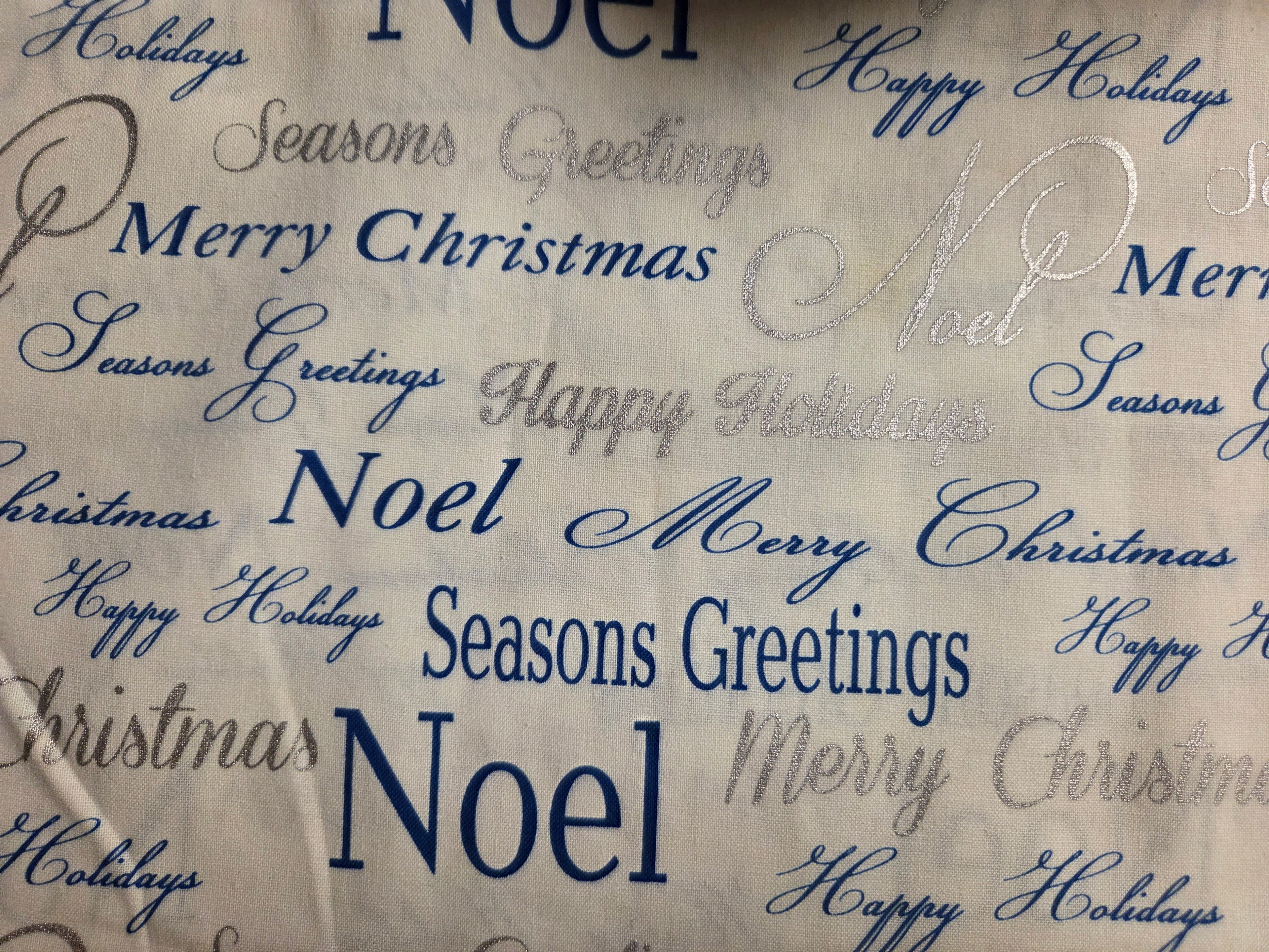 David Textiles Noel — Merry Christmas Holiday Cotton Fabric | Per Yard