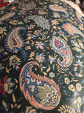 Waverly Rhapsody Paisley & Floral Fabric – Dark Green Jewel Tones | 100% Cotton | New
