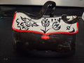 Certified International Ceramic Purse Cookie Jar By Kimmy Han Black Red White
