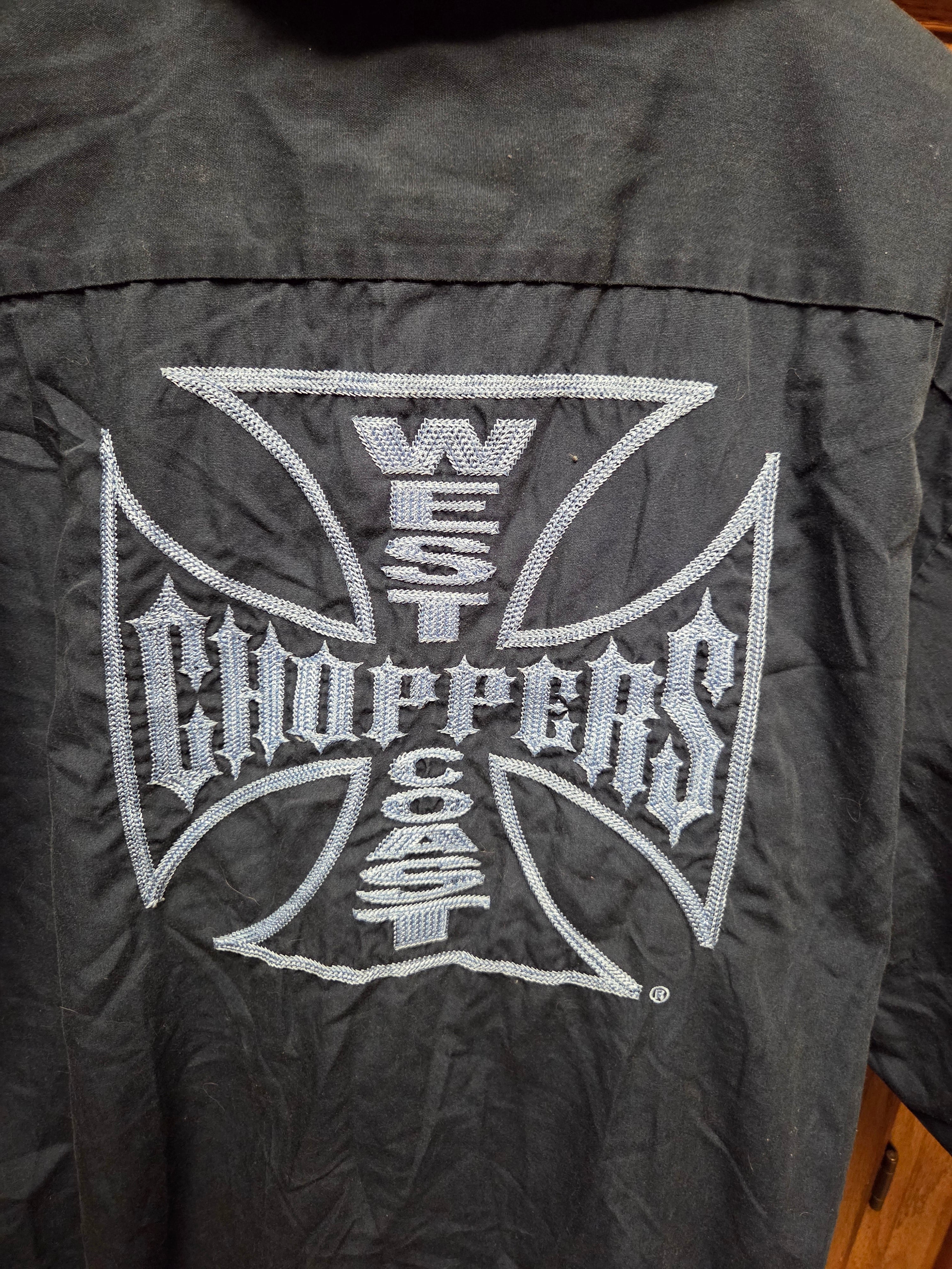 Vintage West Coast Choppers Jesse James M/C Club Work Shirt | Size 2XL