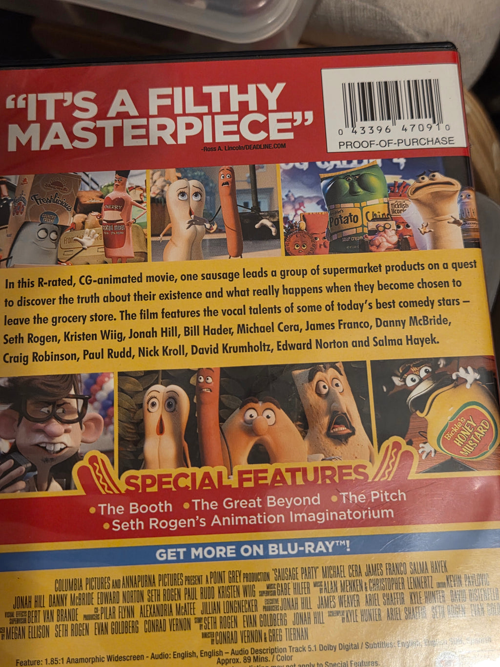 Sausage Party DVD — Preowned