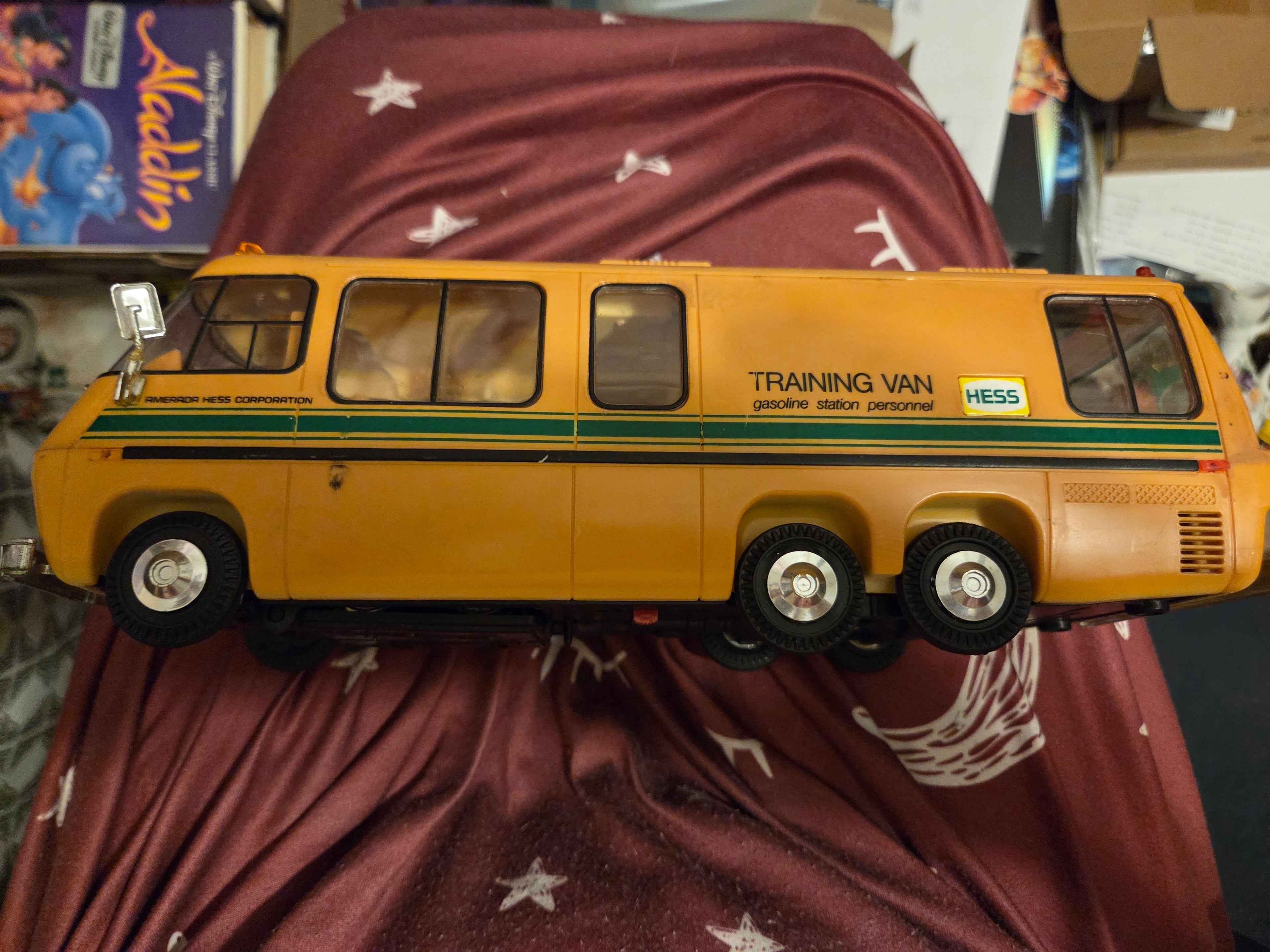 Vintage 1980 Hess Training Van Battery-Operated Plastic Toy — For Parts or Display