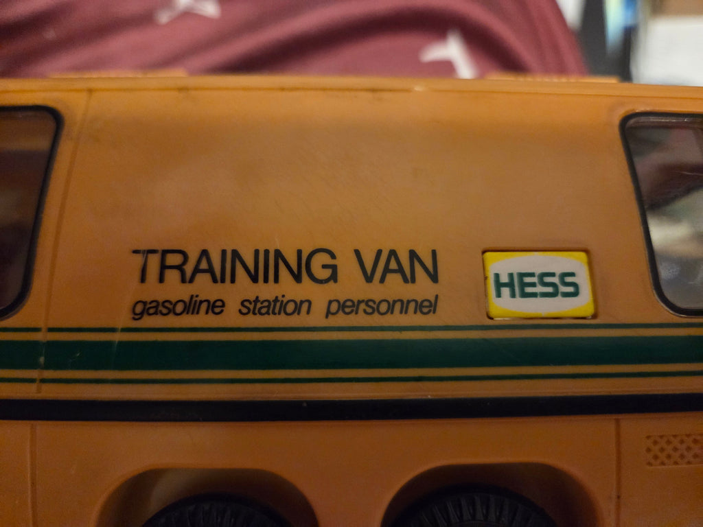 Vintage 1980 Hess Training Van Battery-Operated Plastic Toy — For Parts or Display
