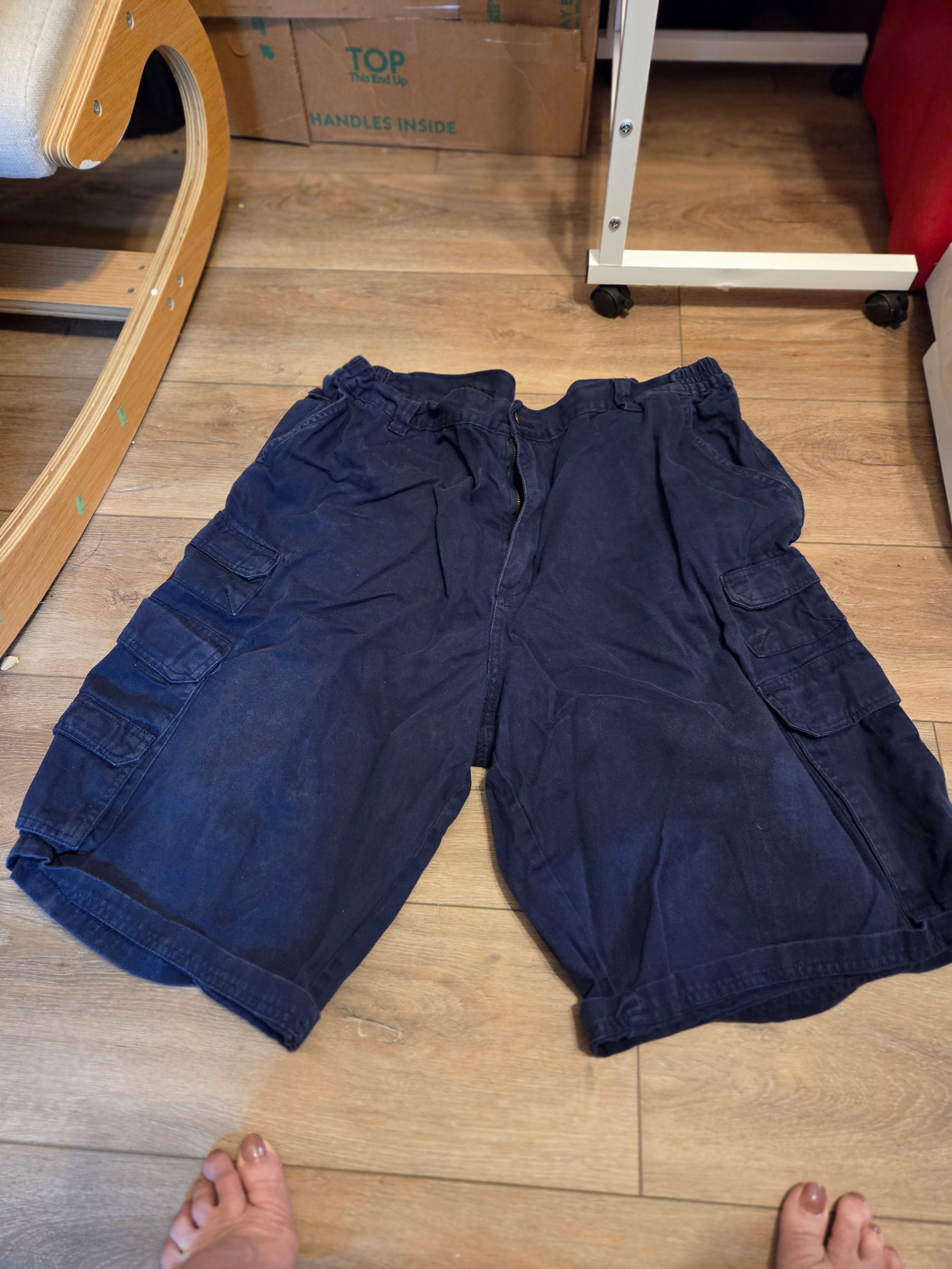 Boulder Creek by KingSize Men's Big & Tall Cargo Shorts 12" – Size 42 Tall (Preowned)
