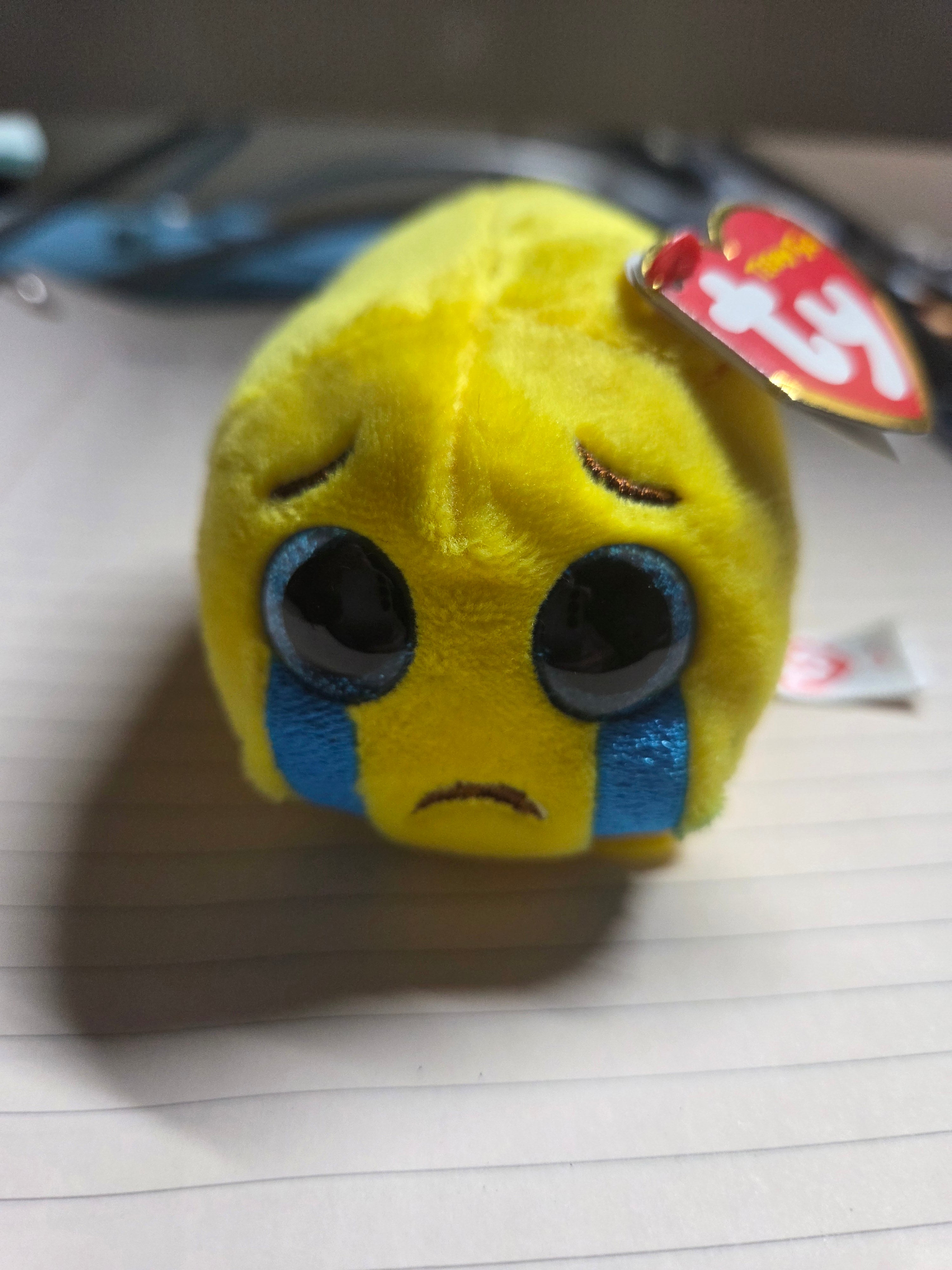 Ty Teeny Beanie Baby - Sad Emoji