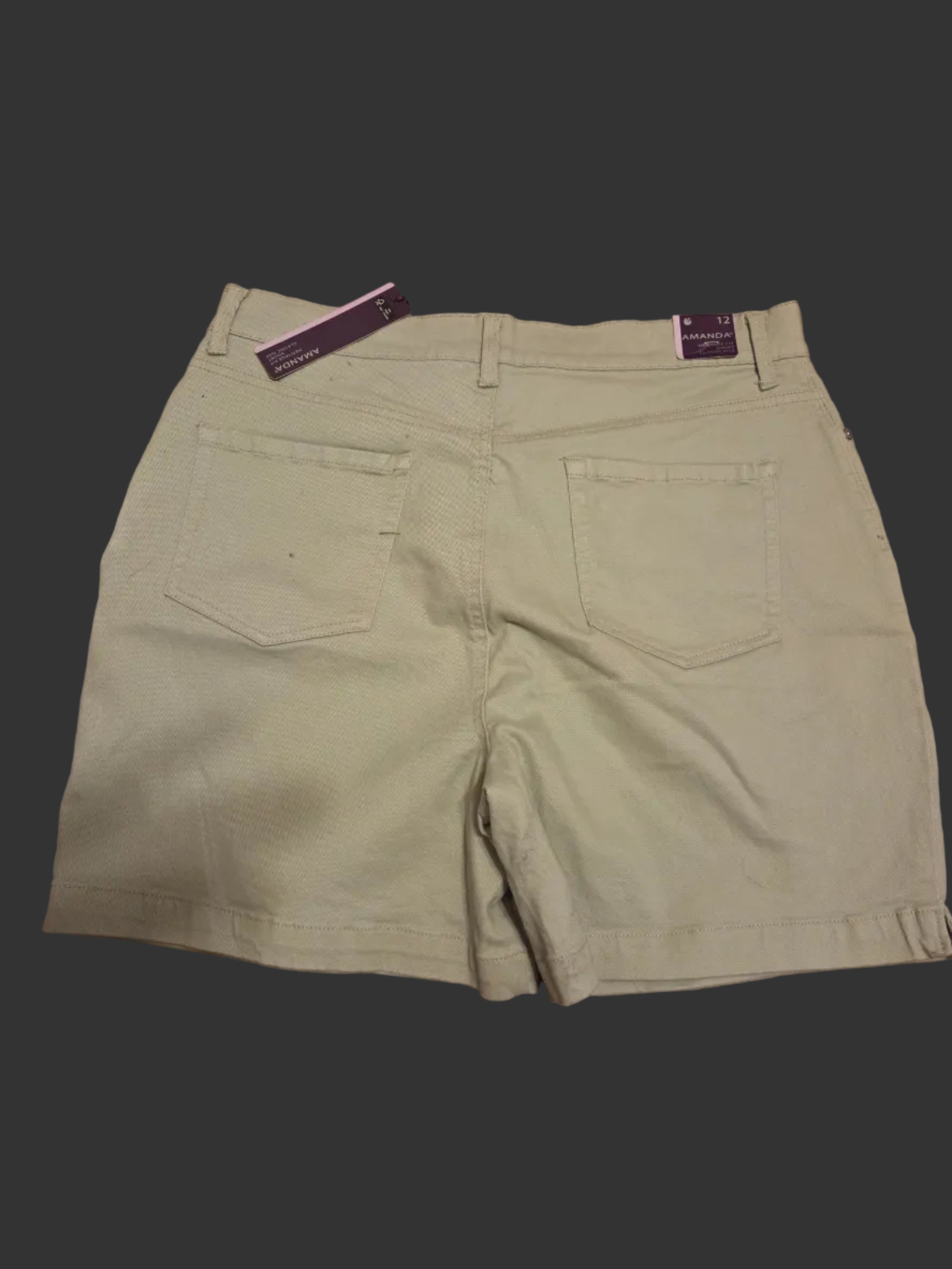 Gloria Vanderbilt Amanda Denim Shorts Women's Size 12 — New with Tags