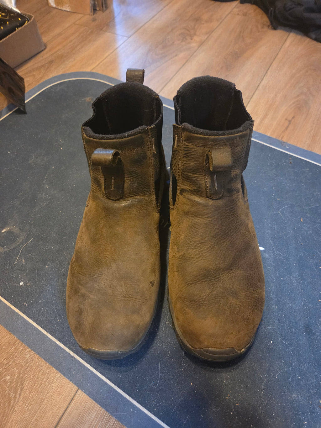 Merrell Moab Adventure Chelsea Polar Brown Suede Boots Men's Size 13 (Preowned)