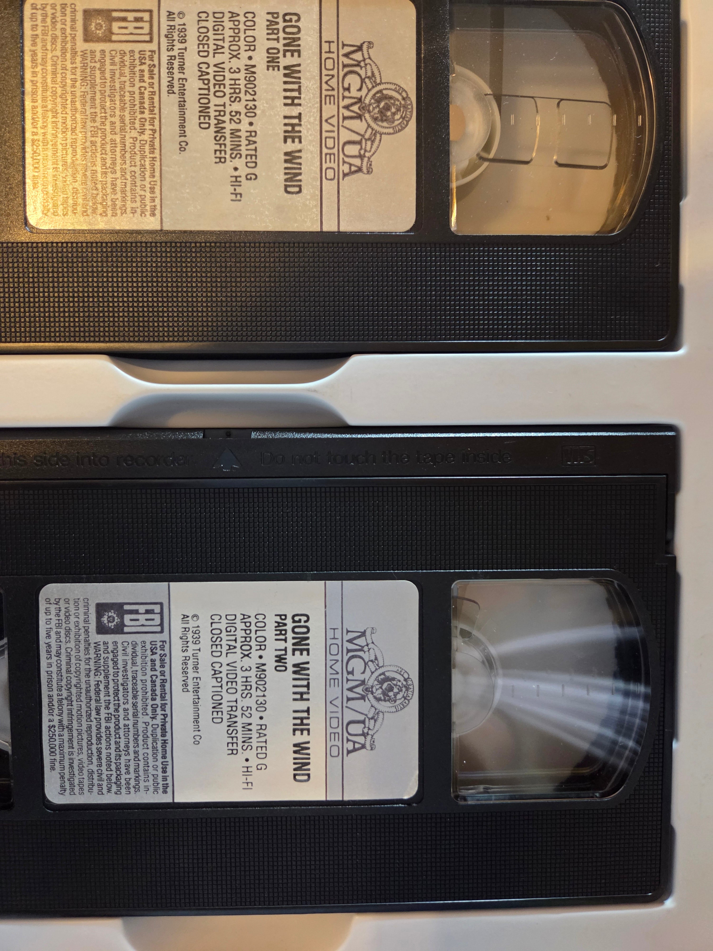 Gone With the Wind Deluxe Edition VHS Collector's Set – Vintage (Like New)