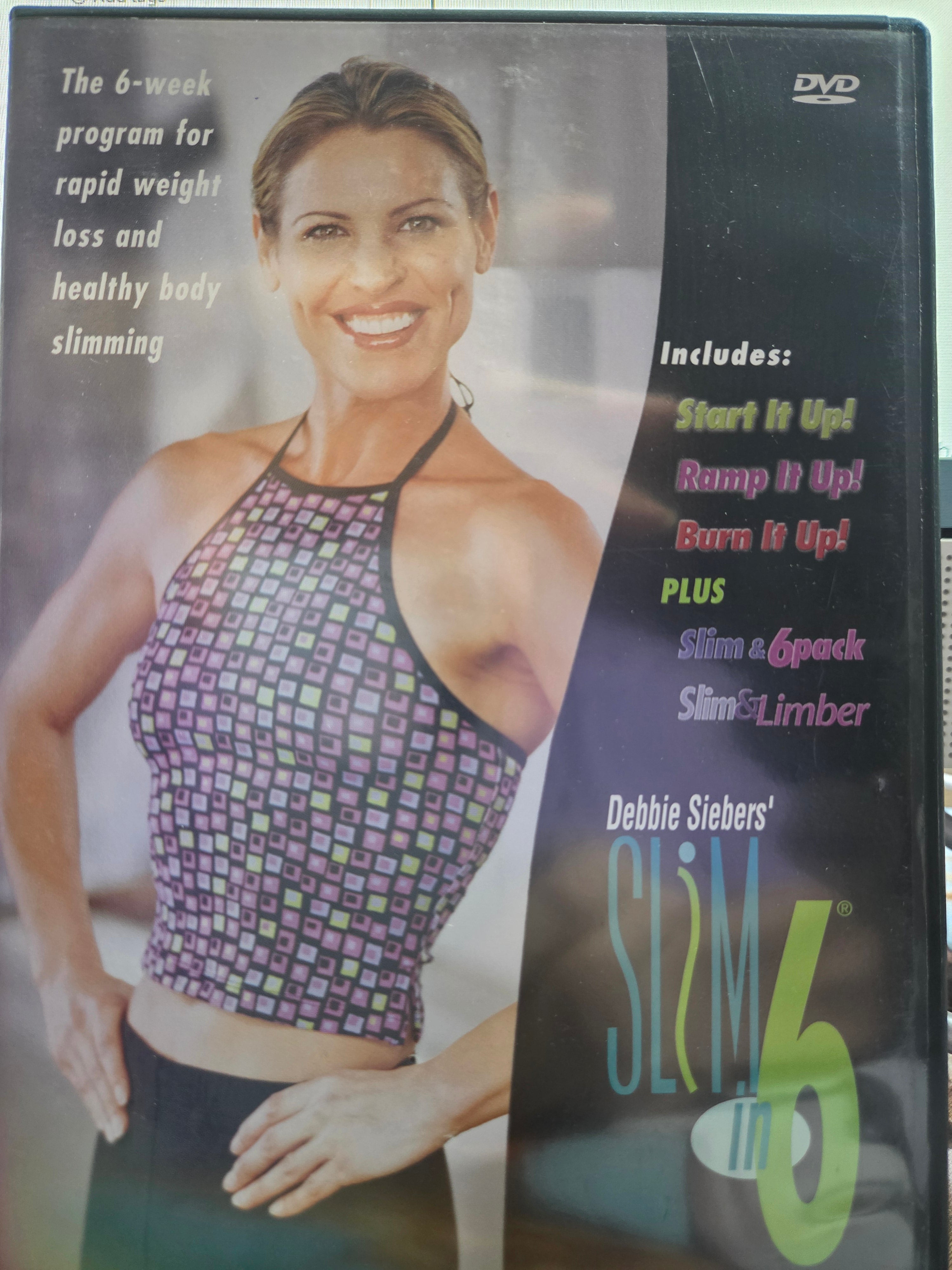 Debbie Siebers Slim in 6 Six Week Program 2 Disc DVD Workout