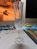 Cristal d'Arques Longchamp Crystal Champagne Flute — Made in France (Sold Individually) Preowned