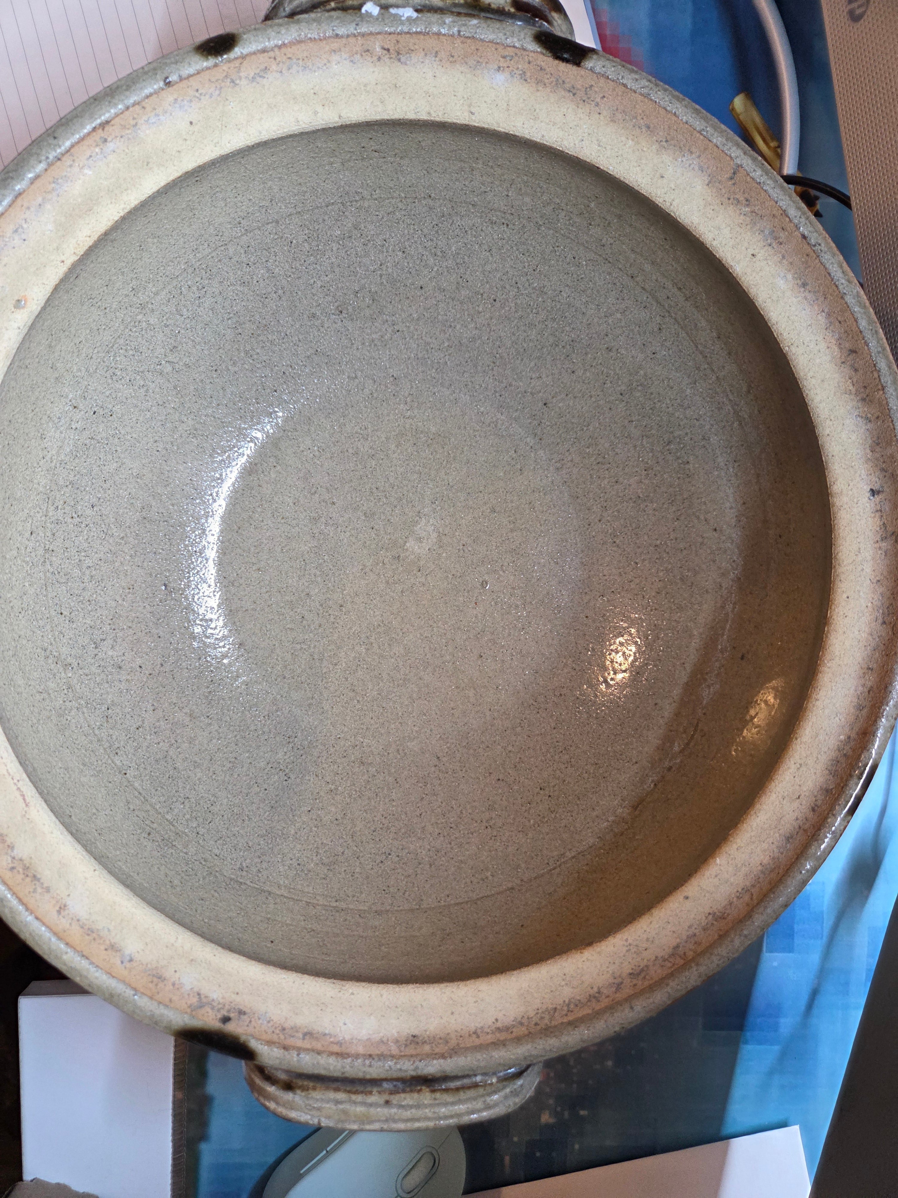 Vintage Mid-Century Donabe Japanese Casserole Pot — Studio Pottery, Hamada Era