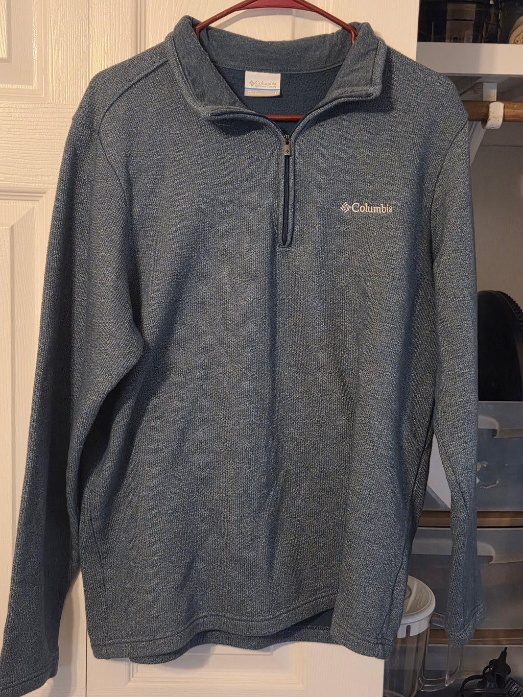 Columbia Men's Great Hart Mountain III Half Zip Pullover (Size L) Preowned