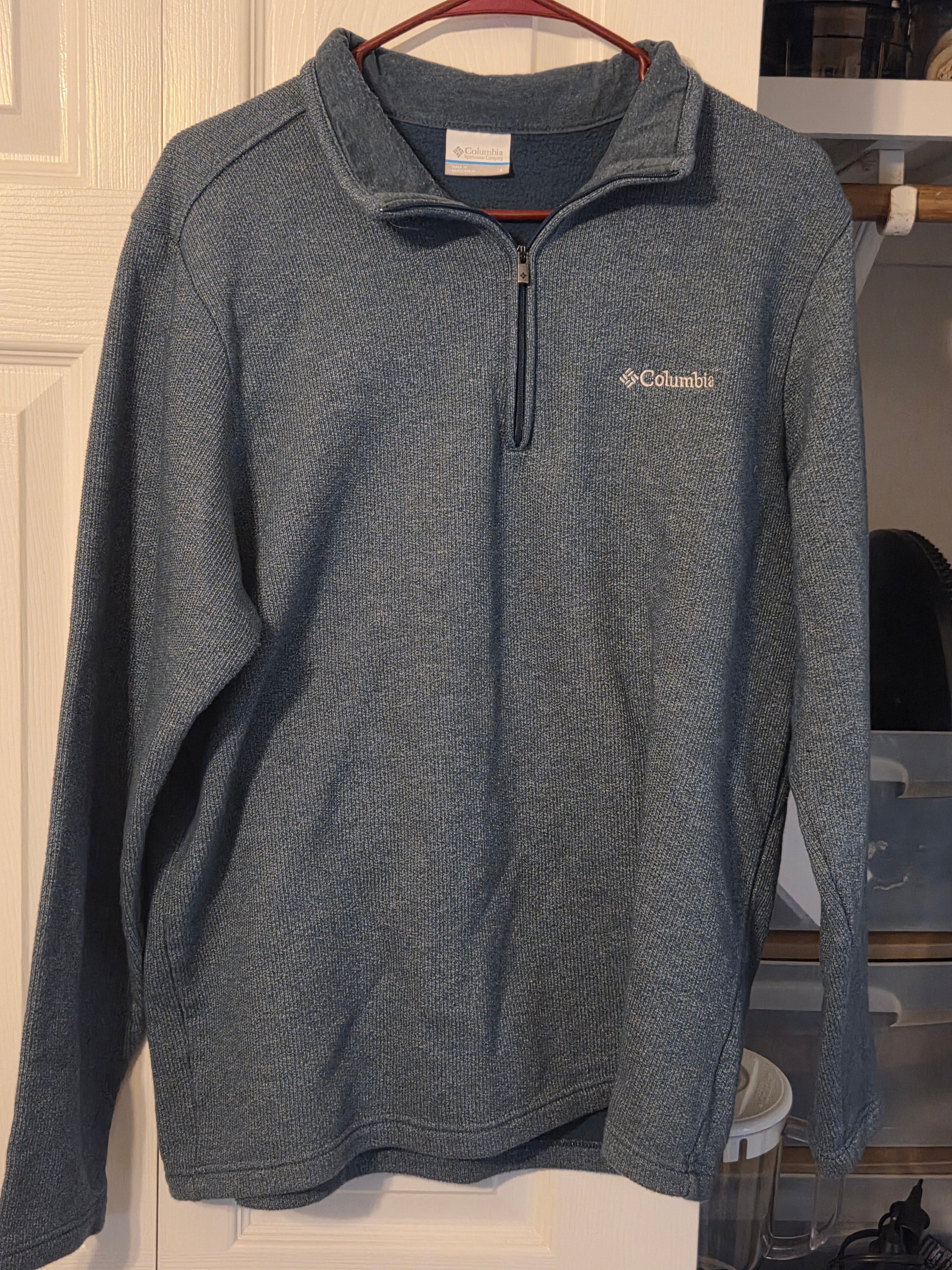 Columbia Men's Great Hart Mountain III Half Zip Pullover (Size L) Preowned
