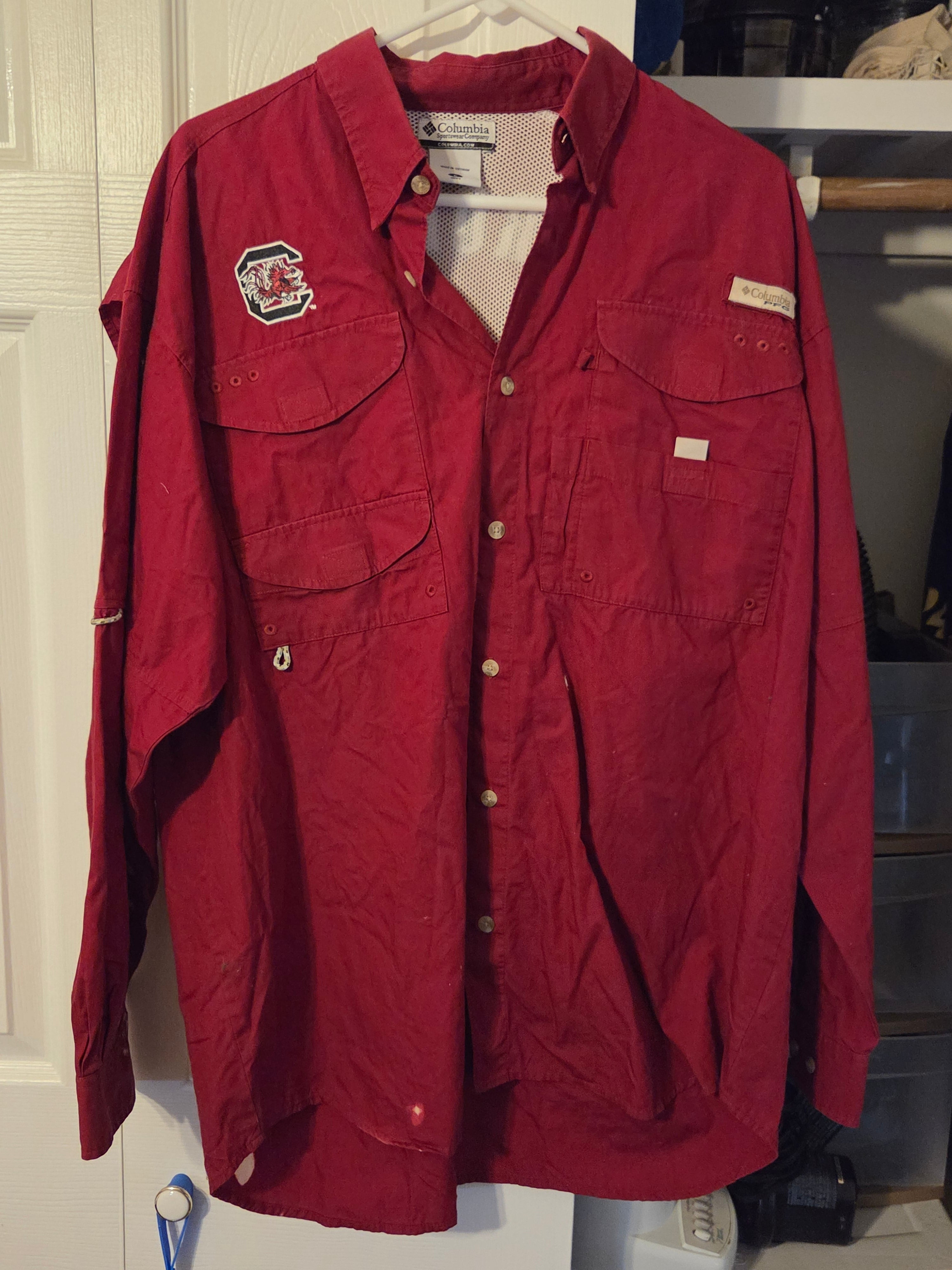 Columbia South Carolina Gamecocks Shirt (Men's L) Preowned