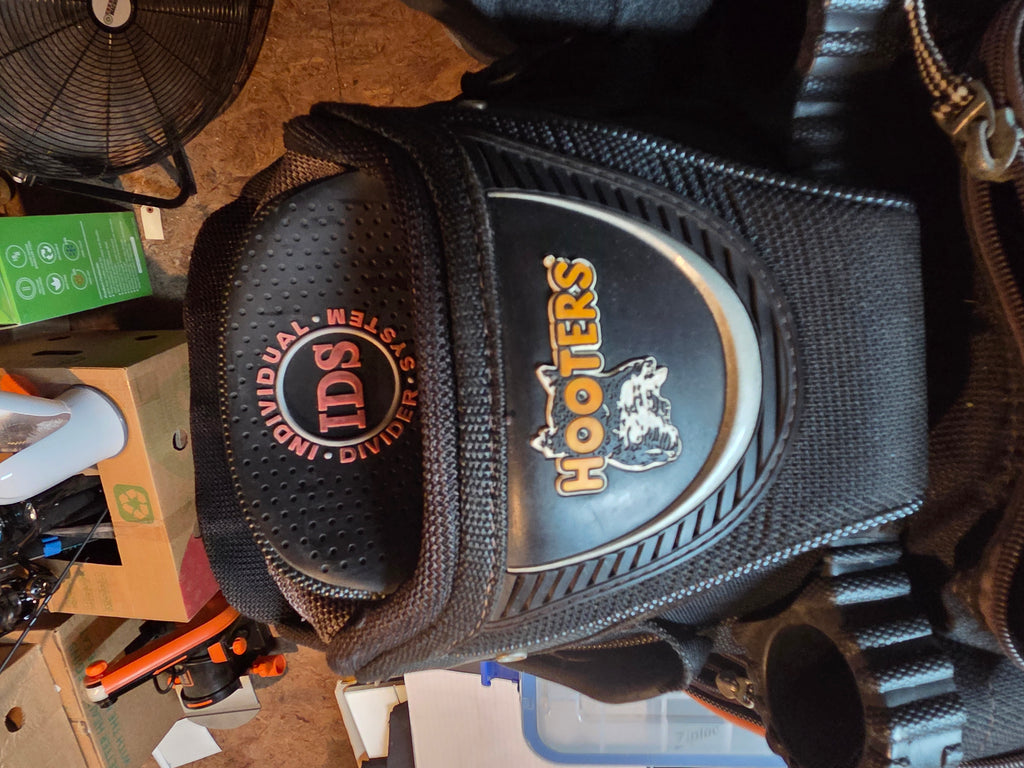 Datrek Hooters IDS Golf Cart Bag – 14-Way Divider | Black & Orange | Preowned