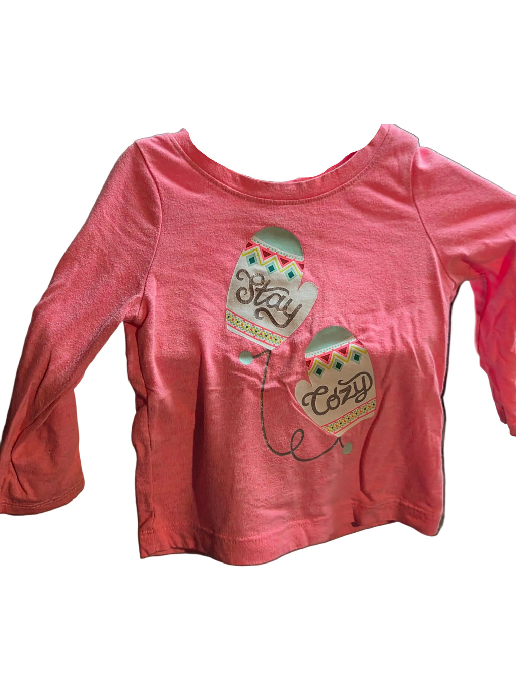 Cat & Jack Pink Stay Cozy Long-Sleeve Tee
