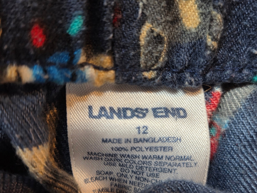 Lands' End Santa Pups Holiday Pajama Pants – Navy French Bulldog Christmas Print