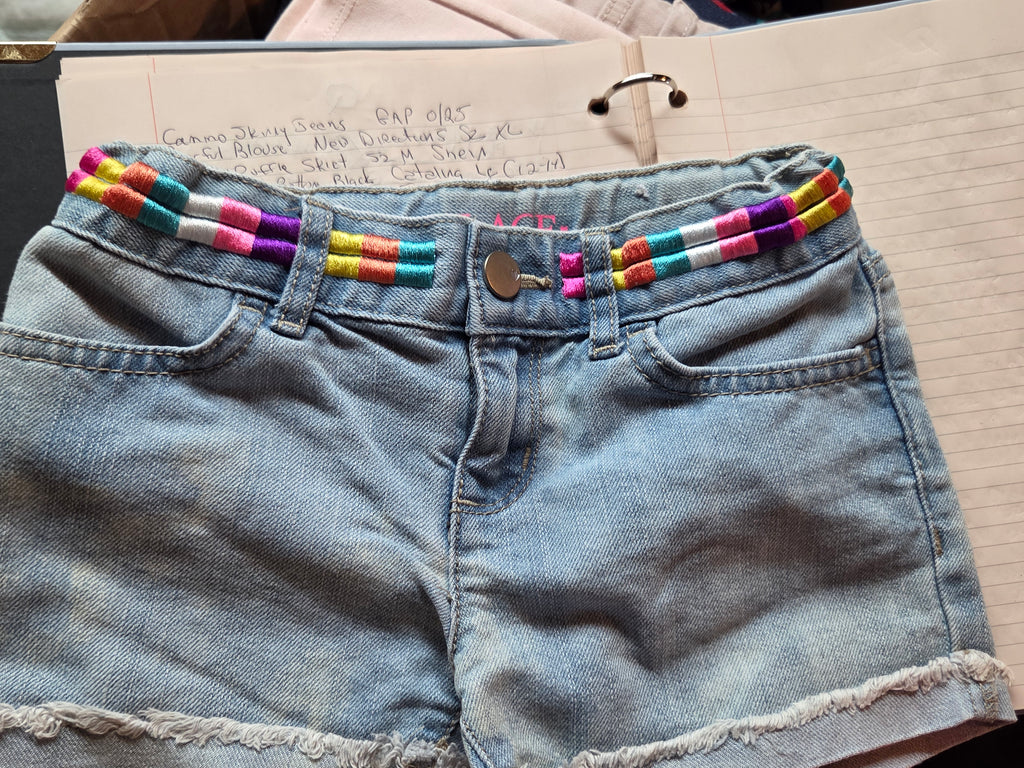 The Children's Place Big Girls' Denim Shorts – Cool Blues, Size 6