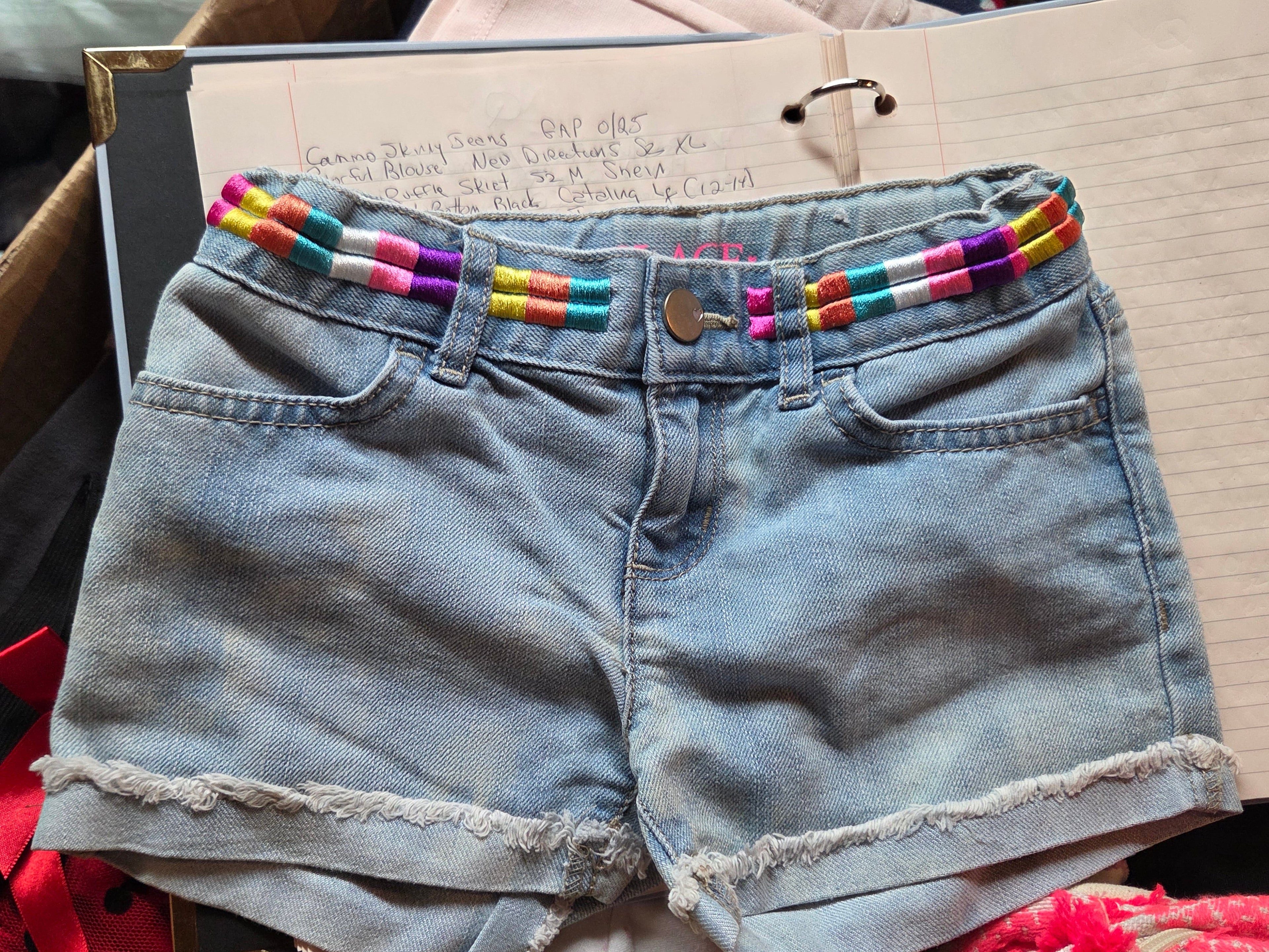 The Children's Place Big Girls' Denim Shorts – Cool Blues, Size 6