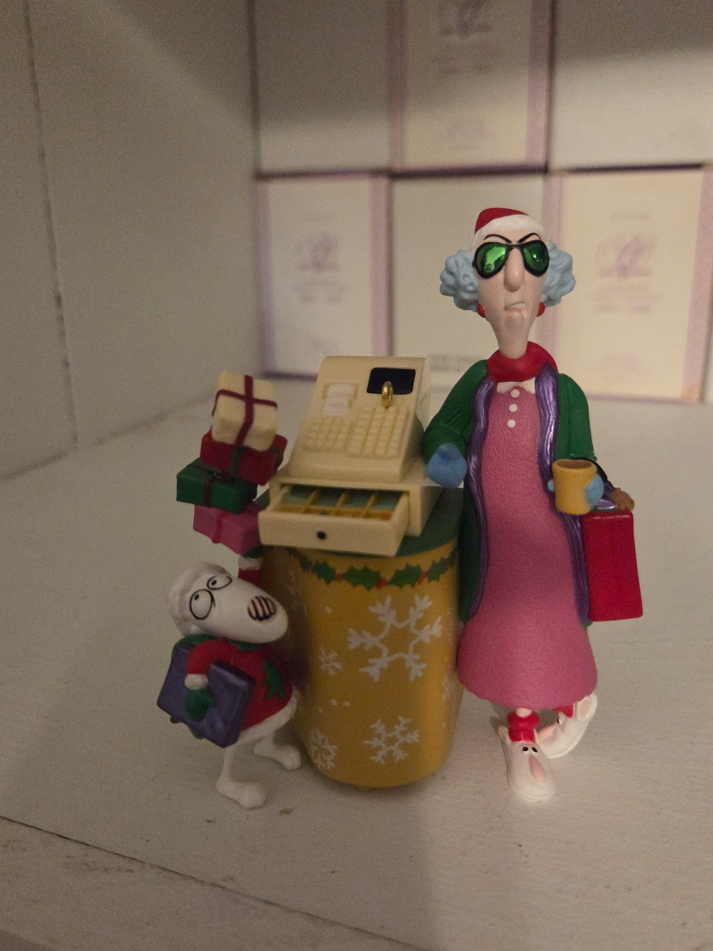 Hallmark 2004 Maxine's Crabby Mall-idays Floyd Magic Christmas Ornament Original Box