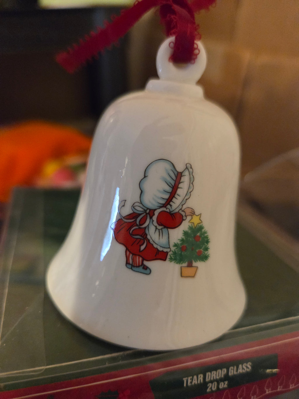 Sister Porcelain Bell Dated 1988 Hallmark Keepsake Ornament Preowned