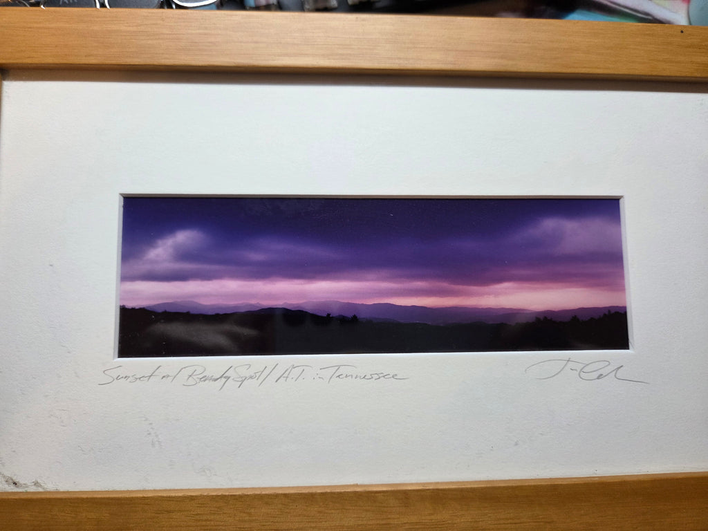 Sunset at Beauty Spot / A.T. in Tennessee — Signed Framed Print by J. Cook