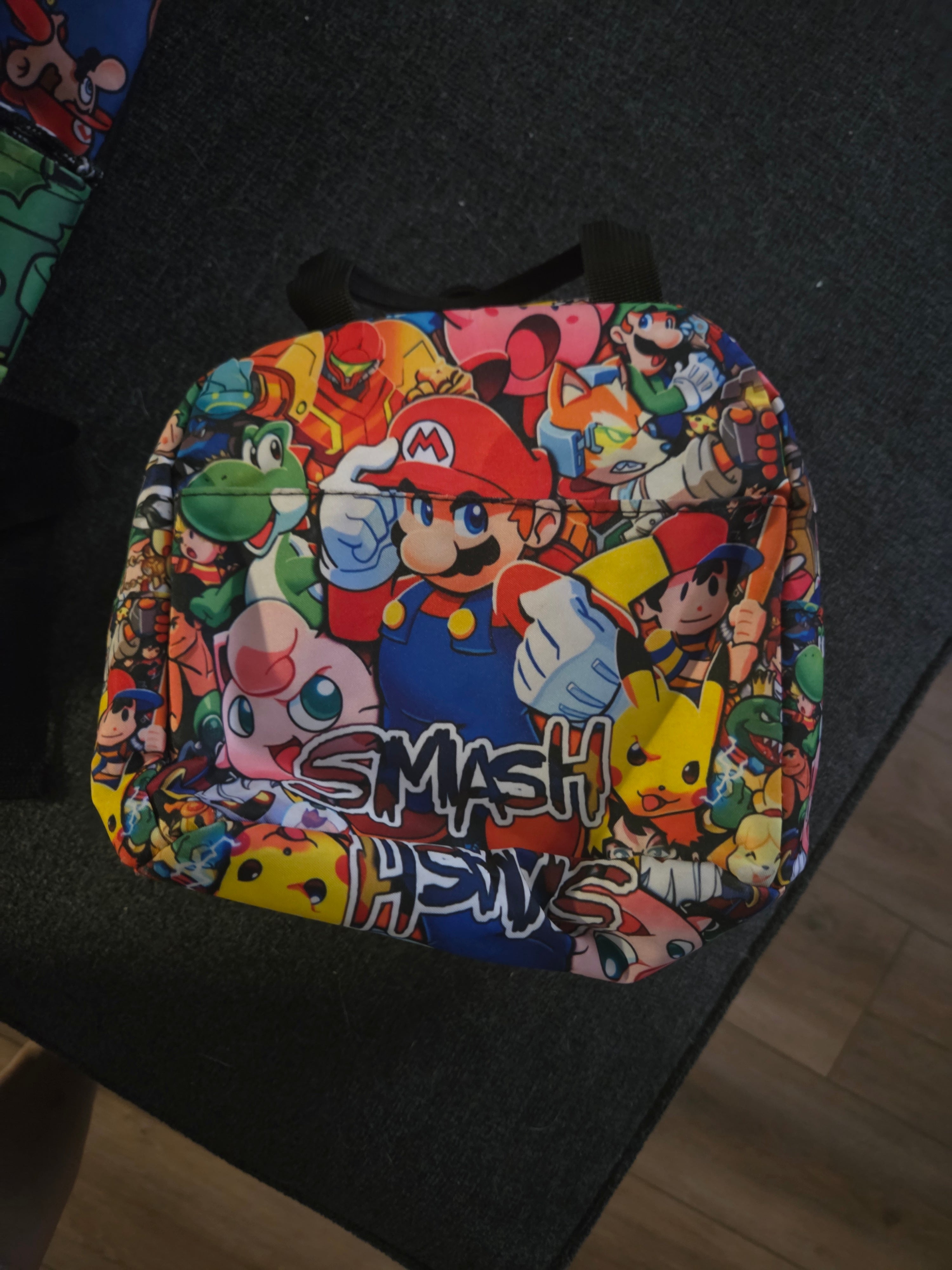Super Mario Nintendo All-Over Print Insulated Lunch Bag – Mario, Yoshi & Smash Bros.