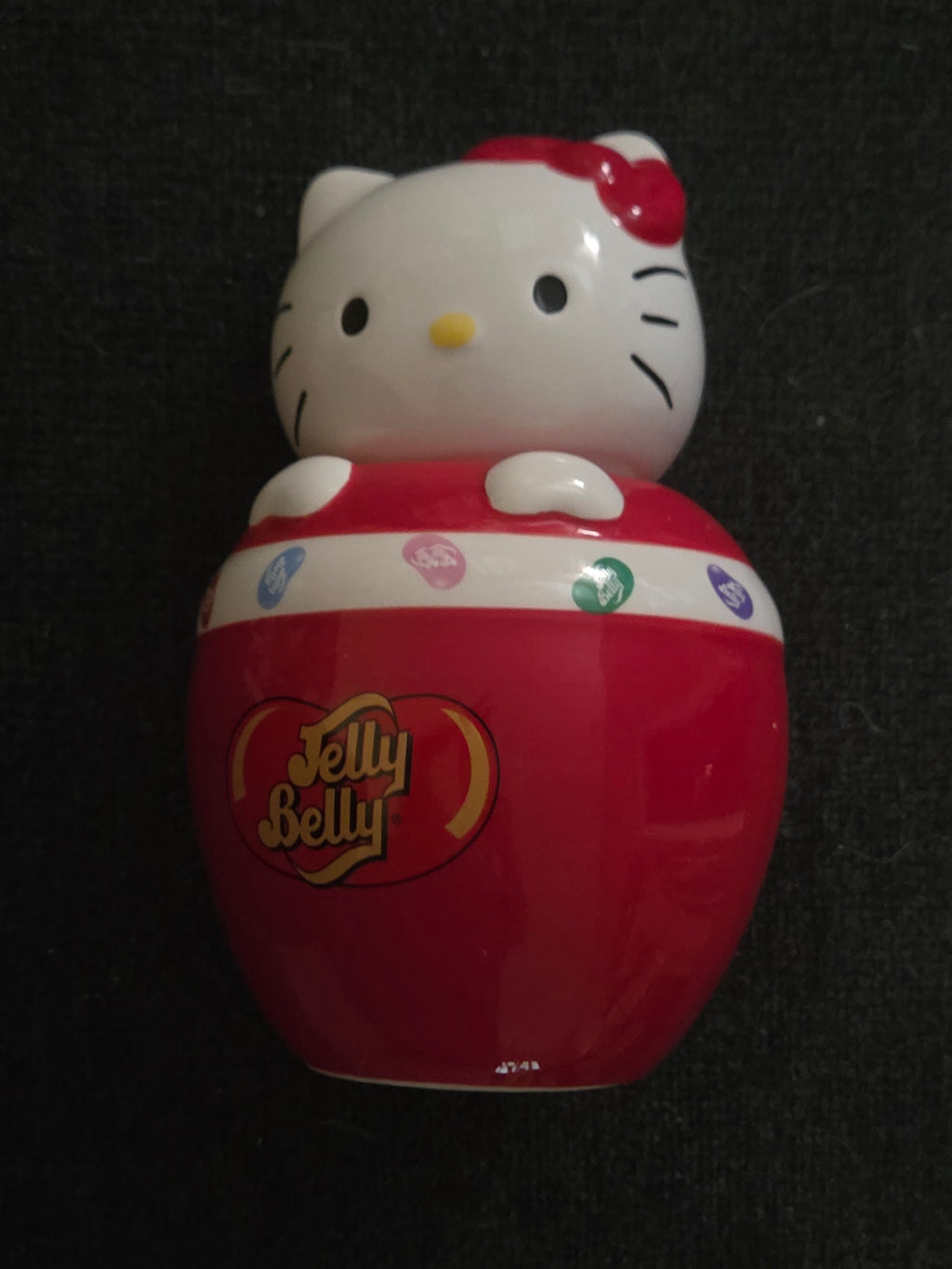 2010 Sanrio Hello Kitty x Jelly Belly Ceramic Candy Jar – Hello Kitty Head Lid