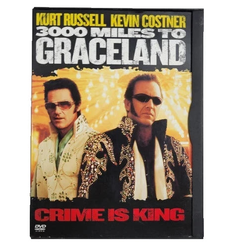 3000 Miles to Graceland DVD (Preowned, VG)